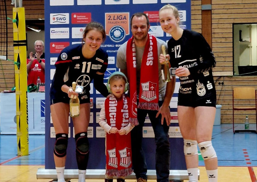 Die MVPs dieser Begegnung: Ex-Wildcat Svenja Enning und Lotte Kühn (Foto: Privat)